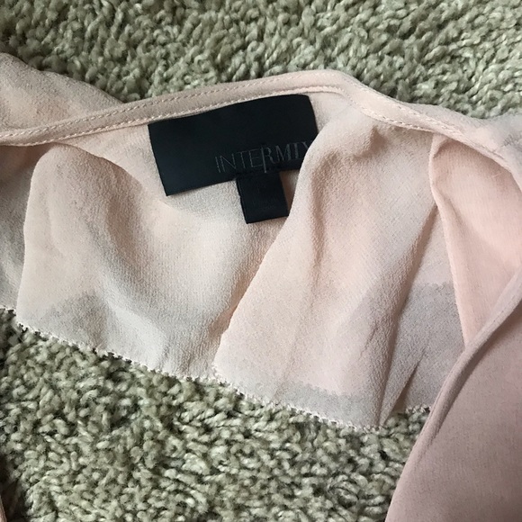 Intermix silk romper- blush - Picture 6 of 9